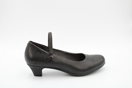 PALLAWAVE LACE IT HELENA 20202:CUIR/NOIR//CUIR/GOMME