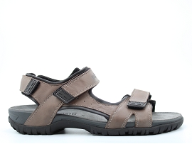 1166 MARINA BRICE:CUIR/GRIS/SUE/CUIR/GOMME