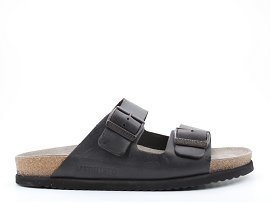 MADSON CARIBOU NERIO:CUIR/NOIR//NON DOUBLE/GOMME