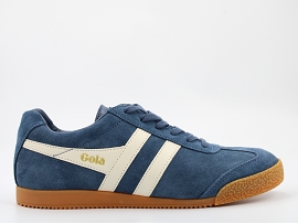 WOODY HARRIER CMA192:SUEDE/BLEU//TEXTILE/GOMME
