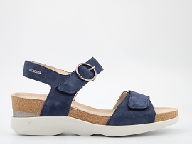 NIRO ORIANA:NUBUCK/MARINE//CUIR/GOMME