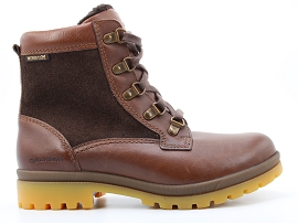 ANOUCHKA ZORAH:CUIR/MARRON/SUH/FOURREE/GOMME