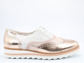 NECLA TOMASIA:CUIR VERNI/ROSE//CUIR/GOMME