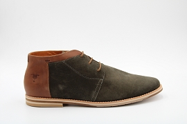 NATALA W ALBE:SUEDE/KAKI//TEXTILE/ELASTHOMERE