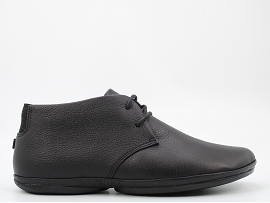 1257129 RIGHT NINA K400221:CUIR/NOIR//TEXTILE/GOMME