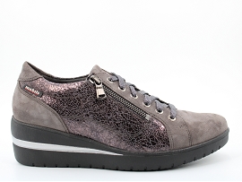 DRIFTRAIL K101039 PATSY:NUBUCK/GRIS//CUIR/GOMME