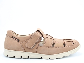 OAK BLUFFS STRAP T KENNETH:NUBUCK/TAN//CUIR/GOMME