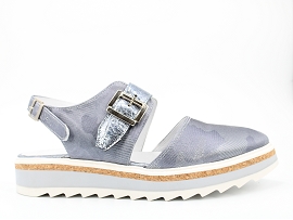 PAMPA HI RECRAFT KOBY:CUIR/BLEU//CUIR/GOMME