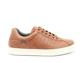 ORPIN RUNNER K100227:CUIR/MARRON//TEXTILE/GOMME