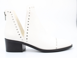 AGATHA CONSPIRE:CUIR/WHITE//TEXTILE/ELASTHOMERE