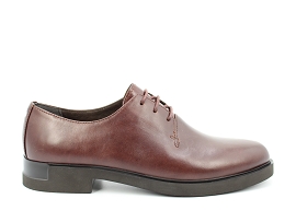 MA24 IMAN K200685:CUIR + AUTRES MATERIAUX/CHATAIGNE//TEXTILE/GOMME