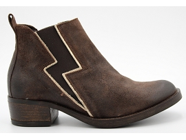 NIKITA RIEMA CRT:NUBUCK/MARRON//TEXTILE/ELASTHOMERE