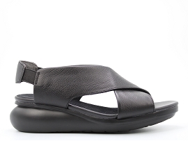 THIBAULT BALLOON K200066:CUIR/NOIR/SUE/CUIR/GOMME