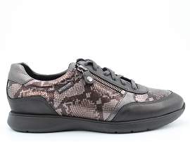RUN FOR IT SOCK MONIA:CUIR/ANTRACITE//CUIR/GOMME