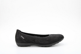 TOREN ELSIE PERF:NUBUCK/NOIR//CUIR/GOMME