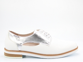 PUNKY JOGGER RUBIA:CUIR/BLANC//CUIR/GOMME