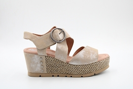 CANDO PATIS:NUBUCK/BEIGE//CUIR/GOMME