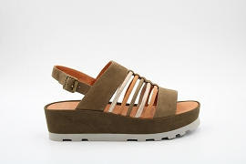MADRID ONOPI:NUBUCK/KAKI//CUIR/GOMME