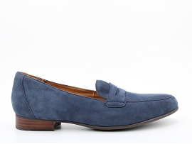 PADMA UN BLUSH GO:NUBUCK/MARINE//CUIR/ELASTHOMERE