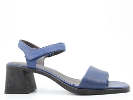 SPRINT TREKKER LOW FABRIC KRL K200101:CUIR/BLEU//CUIR/GOMME