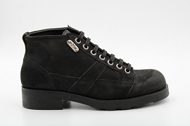 ECHO CLUB FRANCK 1900:NUBUCK/NOIR//CUIR/GOMME
