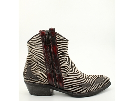 KORY TEX 70:POILS/BLANC//CUIR/ELASTHOMERE