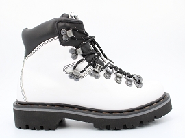 ARIZONA BB LEOI 0904:CUIR/WHITE//TEXTILE/GOMME