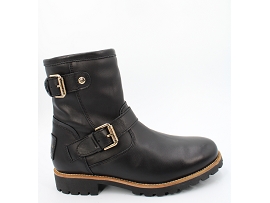 GREYFIELD BOOT LEATHER FELINA IGLOO TRAVELLING:CUIR/NOIR//FOURREE/GOMME