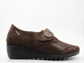 1257129 BRANDA:CUIR/MARRON/PER/CUIR/GOMME