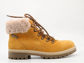 LILOUE ZELDA:NUBUCK/TAUPE//FOURREE/GOMME