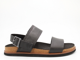G3D PEU TOURING K100479 AMALFI VIBES 2 BAND SANDAL:CUIR/NOIR//TEXTILE/GOMME