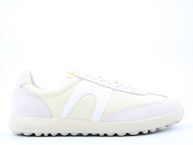 SANA PELOTAS K100545:CUIR + AUTRES MATERIAUX/BLANC//TEXTILE/GOMME
