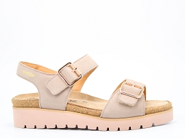 MATEO K100056 TARINA:NUBUCK/BEIGE//CUIR/GOMME