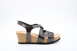 MAR246S LYLA:CUIR/NOIR//CUIR/GOMME