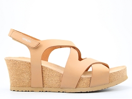 MA254 LYLA:CUIR/MARRON//CUIR/GOMME