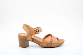EVRARD BELINE:CUIR/MARRON//CUIR/GOMME