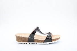 COMET CM516 SOFIE:CUIR VERNI/NOIR//CUIR/GOMME