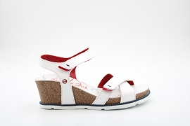 SORIA SNT VIERI:CUIR/BLANC//CUIR/GOMME