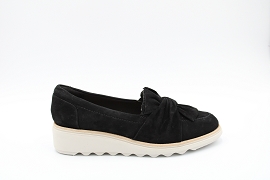 RUN TEX SHARON DASHER:NUBUCK/NOIR//TEXTILE/GOMME