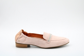 CLARA ZAVON:NUBUCK/ROSE//CUIR/ELASTHOMERE