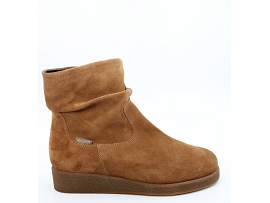 POKEY PINE 6 BOOT ZIP CORINNE:NUBUCK/MARRON//CUIR/GOMME