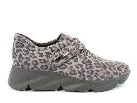 BLING IT LOW HALYSSA:NUBUCK/GRIS//CUIR/GOMME