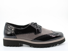 TITO SELENIA:CUIR VERNI/BLACK//CUIR/GOMME