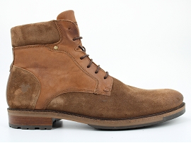 KATIE K200694 BAXTER 59:SUEDE/MARRON//TEXTILE/GOMME