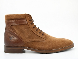 LYLA VENTURA 5:SUEDE/MARRON//TEXTILE/GOMME