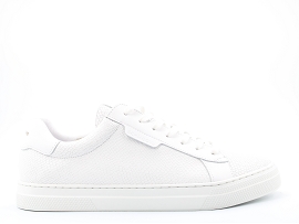 MADRID BIG BUCKLE SPARK CLAY:CUIR IMPRESSION REPTILE/BLANC//TEXTILE/GOMME