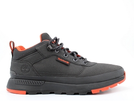 MADRID SHINY PYHTON FIELD TREKKER LOW HIKER:CUIR + AUTRES MATERIAUX/NOIR//TEXTILE/GOMME