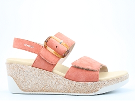 JARON GIULIA:NUBUCK/ORANGE//CUIR/GOMME