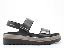 SENECA BAY J DOMINICA:NUBUCK/NOIR//CUIR/GOMME