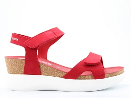 1891 BIRMINGHAM CORALY:NUBUCK/ROUGE//CUIR/GOMME
